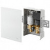 UNIBOX T-RTL R-TRONIC,avec AKTOR T 2P ET R-CON FBH, BLANC