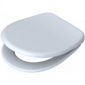 Abattant de WC V.I.P. NOUVEAU avec couvercle, avec soft close blanc PAGETTE