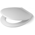 Abattant WC HIGHLINE EXCLUSIF avec couvercle, avec fermeture amortie, blanc PAGETTE
