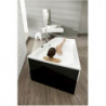 Baignoire trapézoïdale THASOS 1500x1000x490mm blanc