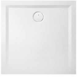 Receveur de douche en fonte minérale MUNA m AR 1100x1100x30mm blanc