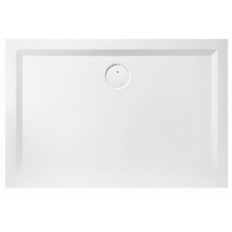 Receveur de douche en fonte minérale MUNA 1500x750x30mm blanc
