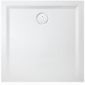 Receveur de douche en fonte minérale MUNA 750x750x30mm blanc