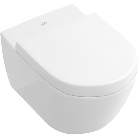 Cuvette Subway 2.0370 x 560 mm, modèle suspendu, sortie horizontale, En porcelaine sanitaire, NF Blanc CeramicPlus