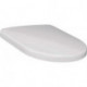 Architectura, Abattants de toilette, Ex Targa Architectura, charnières en acier inoxydable, En Duroplast Blanc