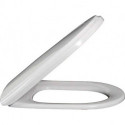 Abattants de toilette, à charnières QuickRelease et SoftClosing, charnières en acier inoxydable, En Duroplast Blanc CeramicPlus