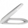 Abattants de toilette, à charnières QuickRelease et SoftClosing, charnières en acier inoxydable, En Duroplast Blanc CeramicPlus