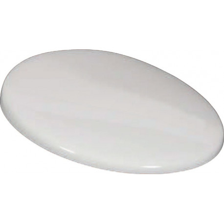 Abattant WC AMADEA charnières chromées avec revêtement blanc alpin VILLEROY & BOCH