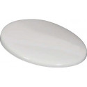 Abattant WC AMADEA charnières chromées avec revêtement blanc alpin VILLEROY & BOCH