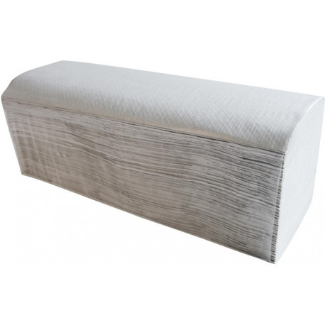 Essuie-tout pliés CWS Pli en V recyclé 1 pli naturel 5000 feuilles