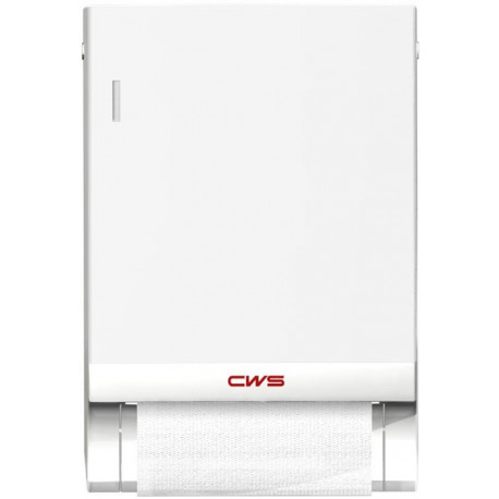 Distributeur de serviettes CWS Paradise Dry Slim.avec panneau. blanc