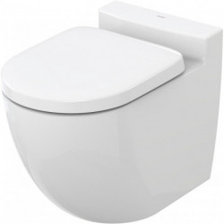 WC au sol NC profond, sans rebord blanc, sortie horizontale TOTO