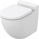 WC au sol NC profond, sans rebord blanc, sortie horizontale TOTO