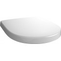 Abattants de toilette, charnières en acier inoxydable, En Duroplast Blanc
