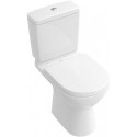 Cuvette à fond creux, 360 x 670 mm, modèle sur pied, sortie verticale, En porcelaine sanitaire Blanc