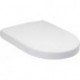 Abattants de toilette, à charnières QuickRelease et SoftClosing, charnières en acier inoxydable, En Duroplast Blanc