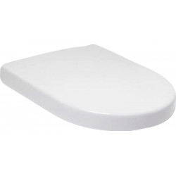 Abattants de toilette, à charnières QuickRelease et SoftClosing, charnières en acier inoxydable, En Duroplast Blanc