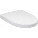Abattants de toilette Compact, à charnières QuickRelease, charnières en acier inoxydable, En Duroplast Blanc
