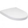 Abattants de toilette Compact, à charnières QuickRelease, charnières en acier inoxydable, En Duroplast Blanc