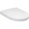 Subway, Abattants de toilette Compact, charnières en acier inoxydable, En Duroplast Blanc