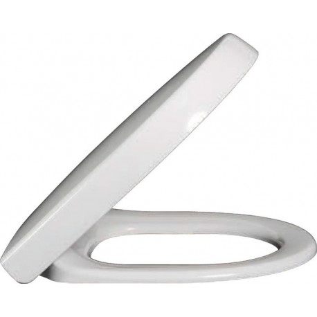 Architectura, Abattants de toilette Compact, Ex Targa Architectura, à charnières QuickRelease et SoftClosing, charnières en acier inoxydable, En Duroplast Blanc