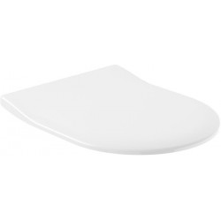 Abattants de toilette SlimSeat, à charnières QuickRelease et SoftClosing, charnières en acier inoxydable, En Duroplast Blanc