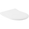 Subway, Abattants de toilette SlimSeat, charnières en acier inoxydable, En Duroplast Blanc