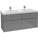 Meubles sous vasque, 1287 x 590 x 449 mm, modèle suspendu, En bois White Matt