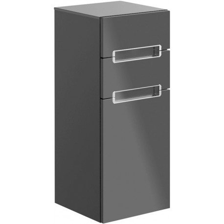 Finion, Armoires latérales, 418 x 936 x 270 mm, Angulaire,avec meuble étagère (éclairé), modèle suspendu, En bois, éclairage LED, 1x LED / 2,3W, 2700 K à 6480 K, Sun Matt Lacquer