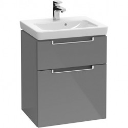 Meubles sous vasque, 440 x 590 x 352 mm, modèle suspendu, En bois Glossy White