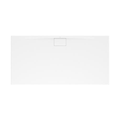 Architectura, Receveurs de douche rectangulaires, 750 x 15 x 14 mm, Rectangulaire, MetalRim Blanc