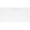 Architectura, Receveurs de douche rectangulaires, 750 x 15 x 14 mm, Rectangulaire, MetalRim Blanc