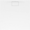Architectura, Receveurs de douche carrés, 800 x 48 x 15 mm, Carré, MetalRim Blanc