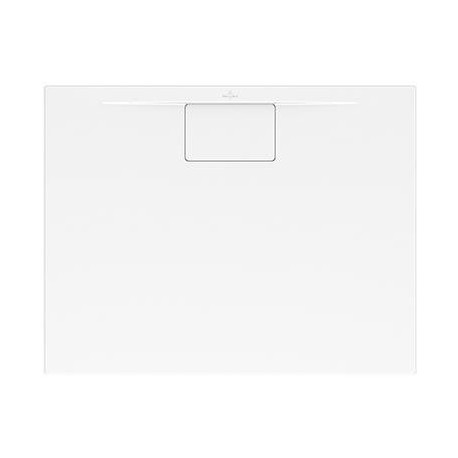 Architectura, Receveurs de douche rectangulaires, 800 x 15 x 15 mm, Rectangulaire, incl. antidérapant (VILBOGRIP), MetalRim Blanc