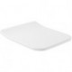 Venticello, Abattants de toilette SlimSeat, à charnières QuickRelease et SoftClosing, charnières en acier inoxydable, En Duroplast Blanc