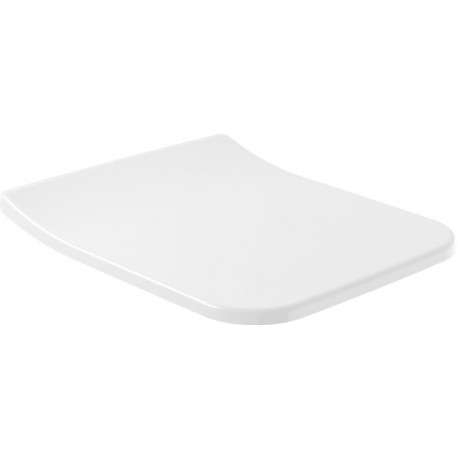 Venticello, Abattants de toilette SlimSeat, à charnières QuickRelease et SoftClosing, charnières en acier inoxydable, En Duroplast Blanc
