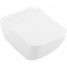Venticello, Cuvette à fond creux, 375 x 560 mm, Angulaire, DirectFlush, modèle suspendu, sortie horizontale, En porcelaine sanitaire Blanc