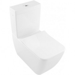 Venticello, Cuvette à fond creux, 375 x 700 mm, Angulaire, DirectFlush, modèle sur pied, pour installation près du mur, sortie horizontale, sortie verticale possibleavec coude vario, En porcelaine sanitaire Blanc