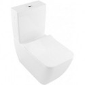 Venticello, Cuvette à fond creux, 375 x 700 mm, Angulaire, DirectFlush, modèle sur pied, pour installation près du mur, sortie horizontale, sortie verticale possibleavec coude vario, En porcelaine sanitaire Blanc