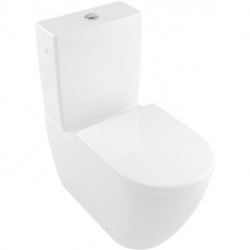 Cuvette Subway 2.0370 x 700 mm, DirectFlush, modèle sur pied, pour installation près du mur, sortie horizontale, sortie verticale possibleavec coude vario, En porcelaine sanitaire Blanc