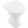 Cuvette O.novo Vita 355 x 480 mm, modèle sur pied, sortie horizontale, En porcelaine sanitaire Blanc CeramicPlus