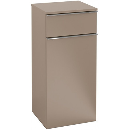 Venticello, Armoires de salle de bains, 404 x 866 x 372 mm, modèle suspendu, En bois Glossy Grey