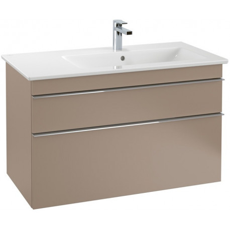 Meubles sous vasque, 953 x 590 x 502 mm, modèle suspendu, En bois Glossy White