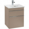 Meubles sous vasque, 466 x 590 x 426 mm, modèle suspendu, En bois Glossy White