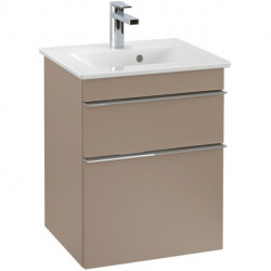 Meubles sous vasque, 466 x 590 x 426 mm, modèle suspendu, En bois Glossy Grey