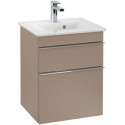 Meubles sous vasque, 466 x 590 x 426 mm, modèle suspendu, En bois Glossy Grey