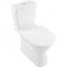 Cuvette O.novo Vita 360 x 710 mm, DirectFlush, modèle sur pied, sortie horizontale, sortie verticale possible avec coude vario, En porcelaine sanitaire Blanc CeramicPlus