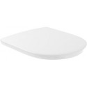 Abattants de toilette Vita, à charnières QuickRelease et SoftClosing, charnières en acier inoxydable, En Duroplast Blanc