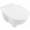 Cuvette O.novo Vita360 x 595 mm, DirectFlush, modèle suspendu, sortie horizontale, En porcelaine sanitaire, NF Blanc AntiBac CeramicPlus