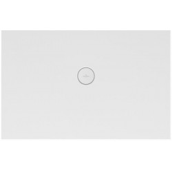 Subway Infinity, Receveurs de douche, 1200 x 800 x 40 mm, Rectangulaire, en céramique, Ces receveurs de douche sont découpés sur le côté long. A installeravec leur côté découpé (non émaillé) contre le mur,Blanc